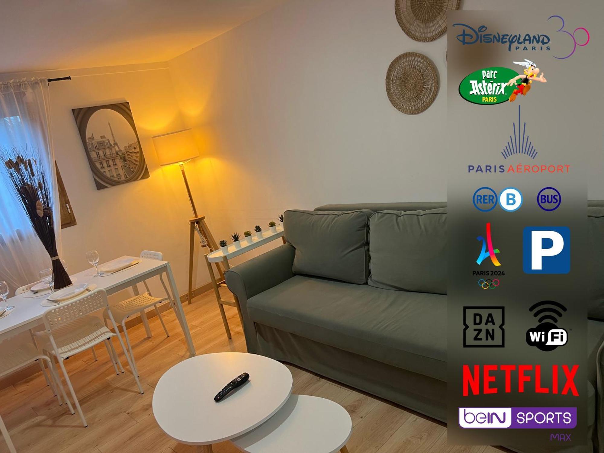 Appartement Pres De Paris, Disney & Cdg Tremblay-en-France Zewnętrze zdjęcie
